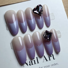 Load image into Gallery viewer, Handmade custom nail art wears nail flashes and high-quality fake nails(29450)