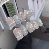 Handmade custom nail art wears nail flashes and high-quality fake nails(29436)