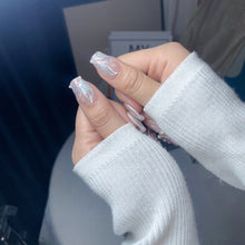 Load image into Gallery viewer, Handmade custom nail art wears nail flashes and high-quality fake nails(29436)