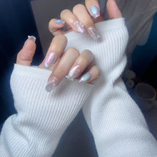 Load image into Gallery viewer, Handmade custom nail art wears nail flashes and high-quality fake nails(29436)