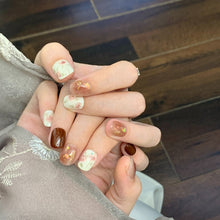 Load image into Gallery viewer, Handmade custom nail art wears nail flashes and high-quality fake nails(29432)