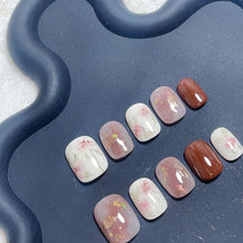 Load image into Gallery viewer, Handmade custom nail art wears nail flashes and high-quality fake nails(29432)