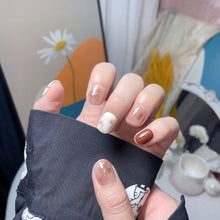 Load image into Gallery viewer, Handmade custom nail art wears nail flashes and high-quality fake nails(29432)