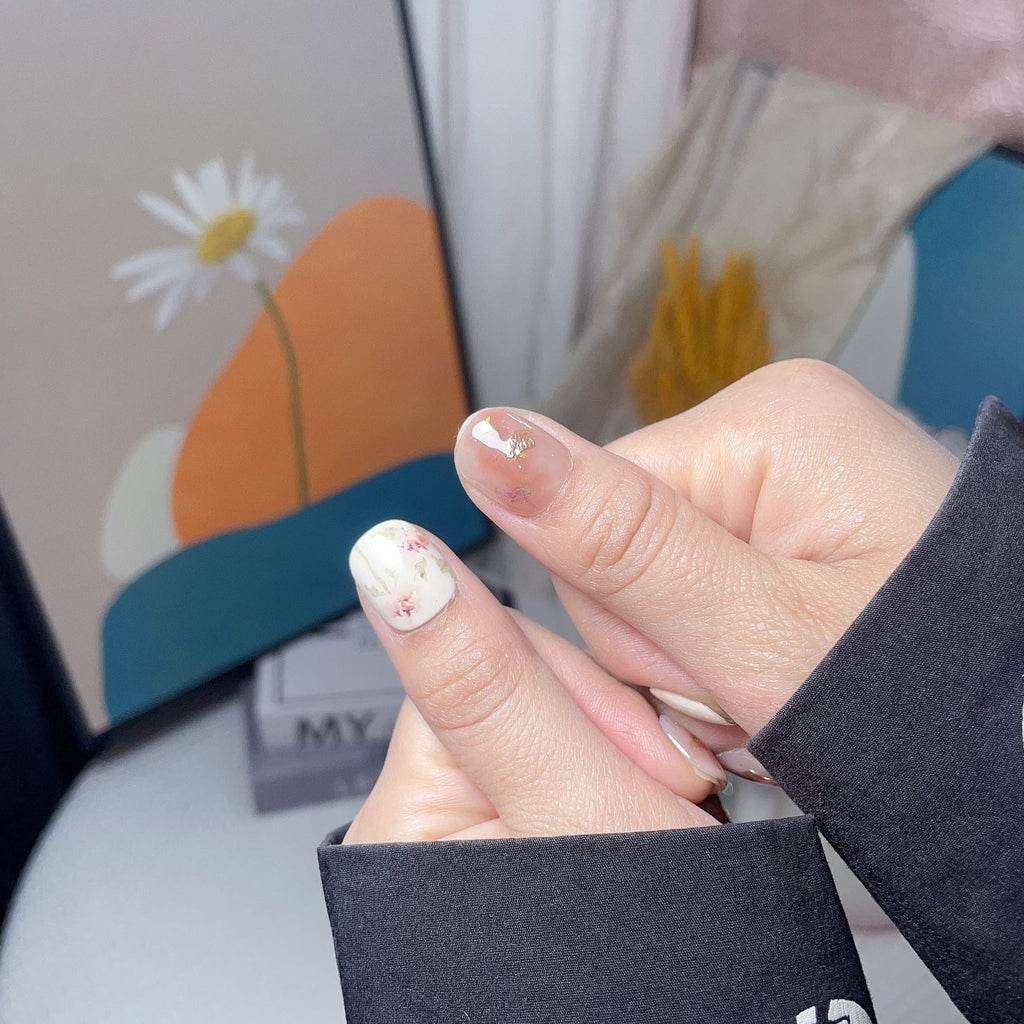 Handmade custom nail art wears nail flashes and high-quality fake nails(29432)