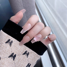Load image into Gallery viewer, Handmade custom nail art wears nail flashes and high-quality fake nails(29427)
