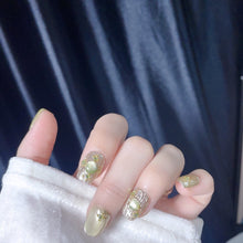 Load image into Gallery viewer, Handmade custom nail art wears nail flashes and high-quality fake nails(29422)