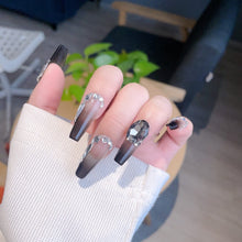 Load image into Gallery viewer, Handmade custom nail art wears nail flashes and high-quality fake nails(29406)