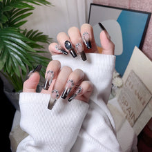 Load image into Gallery viewer, Handmade custom nail art wears nail flashes and high-quality fake nails(29406)