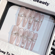 Load image into Gallery viewer, Handmade custom nail art wears nail flashes and high-quality fake nails(3282)