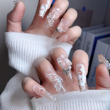 Load image into Gallery viewer, Handmade custom nail art wears nail flashes and high-quality fake nails(3277)
