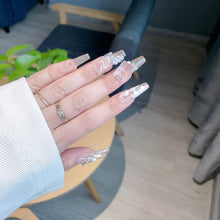 Load image into Gallery viewer, Handmade custom nail art wears nail flashes and high-quality fake nails(3277)