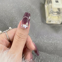 Load image into Gallery viewer, Handmade custom nail art wears nail flashes and high-quality fake nails(3269)