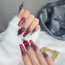 Load image into Gallery viewer, Handmade custom nail art wears nail flashes and high-quality fake nails(3251)