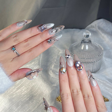 Load image into Gallery viewer, Handmade custom nail art wears nail flashes and high-quality fake nails(3248)
