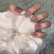 Load image into Gallery viewer, Handmade custom nail art wears nail flashes and high-quality fake nails(16163)