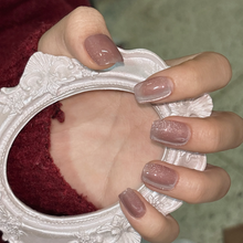 Load image into Gallery viewer, Handmade custom nail art wears nail flashes and high-quality fake nails(16163)