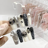 Handmade custom nail art wears nail flashes and high-quality fake nails(3237)