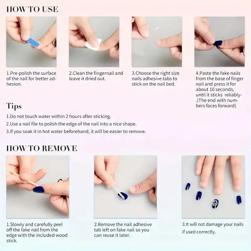 Handmade custom nail art wears nail flashes and high-quality fake nails(3215)