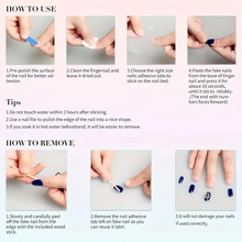 Load image into Gallery viewer, Handmade custom nail art wears nail flashes and high-quality fake nails(3215)
