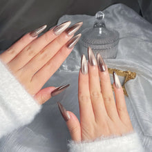 Load image into Gallery viewer, Handmade custom nail art wears nail flashes and high-quality fake nails(16133)