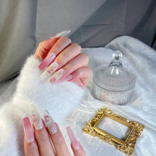 Load image into Gallery viewer, Handmade custom nail art wears nail flashes and high-quality fake nails(29270)