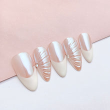 Load image into Gallery viewer, Handmade custom nail art wears nail flashes and high-quality fake nails(AX001)