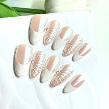 Load image into Gallery viewer, Handmade custom nail art wears nail flashes and high-quality fake nails(AX001)