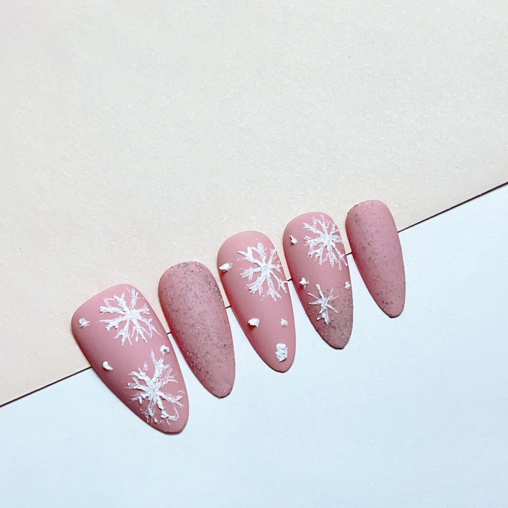 Handmade custom nail art wears nail flashes and high-quality fake nails(AX004)