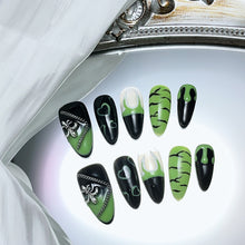 Load image into Gallery viewer, Handmade custom nail art wears nail flashes and high-quality fake nails(AX005)