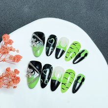 Load image into Gallery viewer, Handmade custom nail art wears nail flashes and high-quality fake nails(AX005)