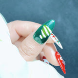 Handmade custom nail art wears nail flashes and high-quality fake nails(AX006)
