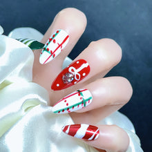 Load image into Gallery viewer, Handmade custom nail art wears nail flashes and high-quality fake nails(AX006)