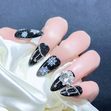 Load image into Gallery viewer, Handmade custom nail art wears nail flashes and high-quality fake nails(AX007)