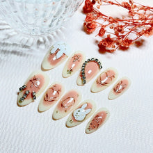 Load image into Gallery viewer, Handmade custom nail art wears nail flashes and high-quality fake nails(AX008)