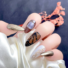 Load image into Gallery viewer, Handmade custom nail art wears nail flashes and high-quality fake nails(AX010)