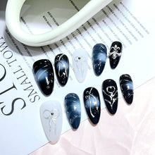 Load image into Gallery viewer, Handmade custom nail art wears nail flashes and high-quality fake nails(AX011)