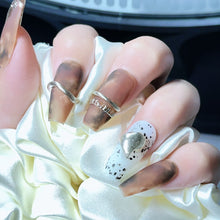 Load image into Gallery viewer, Handmade custom nail art wears nail flashes and high-quality fake nails(241201)