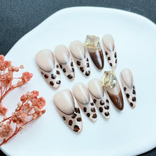 Load image into Gallery viewer, Handmade custom nail art wears nail flashes and high-quality fake nails(241231)