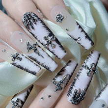 Load image into Gallery viewer, Handmade custom nail art wears nail flashes and high-quality fake nails(3289)