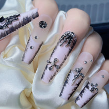 Load image into Gallery viewer, Handmade custom nail art wears nail flashes and high-quality fake nails(3289)