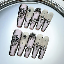 Load image into Gallery viewer, Handmade custom nail art wears nail flashes and high-quality fake nails(3289)