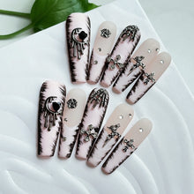 Load image into Gallery viewer, Handmade custom nail art wears nail flashes and high-quality fake nails(3289)
