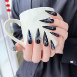 Handmade custom nail art wears nail flashes and high-quality fake nails(29499)