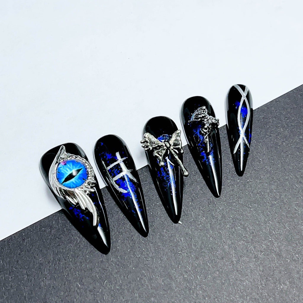 Handmade custom nail art wears nail flashes and high-quality fake nails(29499)