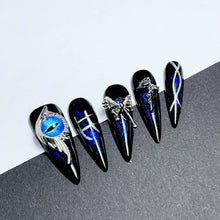 Load image into Gallery viewer, Handmade custom nail art wears nail flashes and high-quality fake nails(29499)