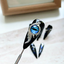 Load image into Gallery viewer, Handmade custom nail art wears nail flashes and high-quality fake nails(29499)