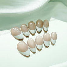 Load image into Gallery viewer, Handmade custom nail art wears nail flashes and high-quality fake nails(J19003)