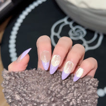 Load image into Gallery viewer, Handmade custom nail art wears nail flashes and high-quality fake nails(HX004)
