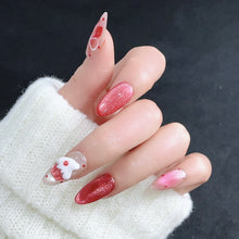 Load image into Gallery viewer, Handmade custom nail art wears nail flashes and high-quality fake nails(241296)