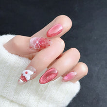 Load image into Gallery viewer, Handmade custom nail art wears nail flashes and high-quality fake nails(241296)